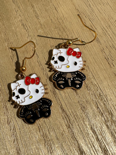 Hello kitty Halloween earrings