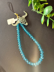 Cowgirl phone charm