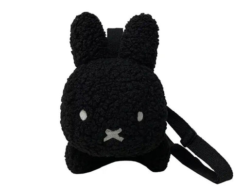 Black bunny crossbody