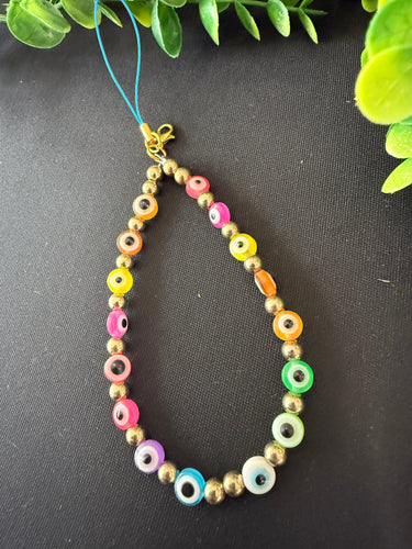 Evil eye phone charm