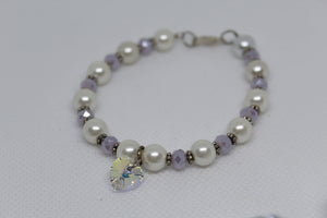 Swarovski heart bracelet