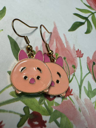 Piglet earrings