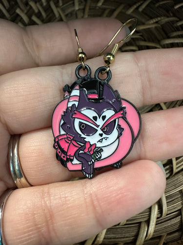 Hazbin Hotel earrings