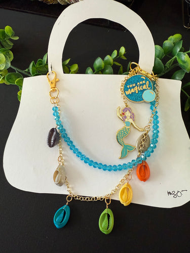 Mermaid purse charm