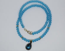 Load image into Gallery viewer, Sea blue necklace