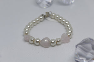 Sparkle and pearls bracelet