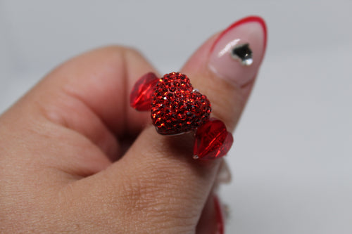 Lots of love ring (red heart)