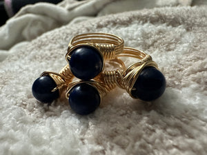 Lapis lazuli ring