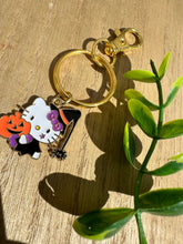 Load image into Gallery viewer, Hello kitty Halloween purse charm