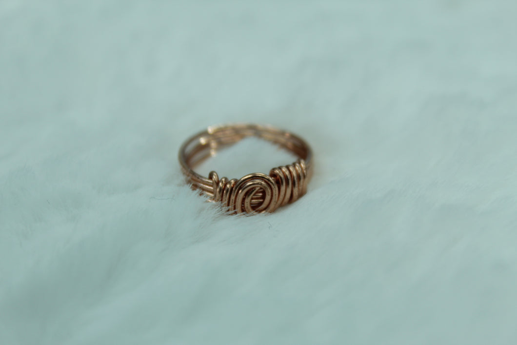 Gold filled band ring