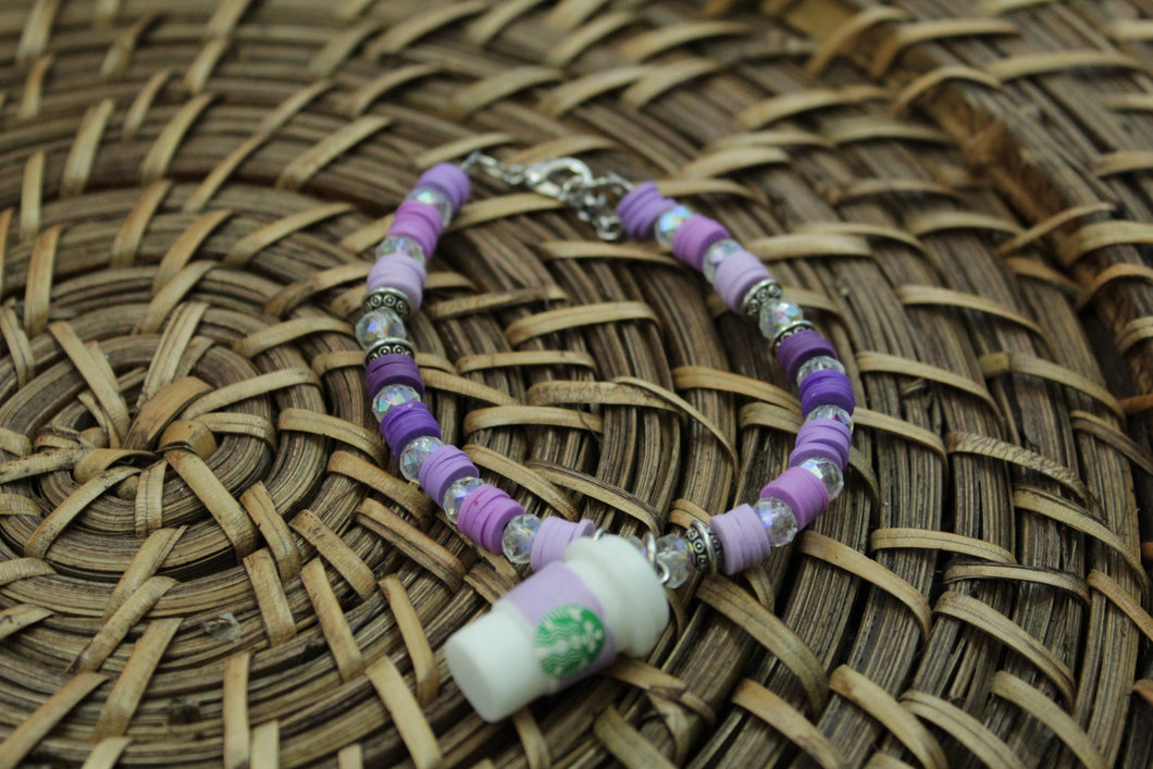 Purple starbies bracelet 01