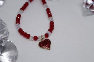 Red heart necklace