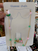 Load image into Gallery viewer, Flower themed glasses chain