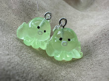 Load image into Gallery viewer, Glow in the dark octopus earrings