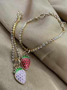 Strawberry bracelet