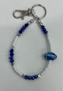 Football keychain/ phone charm