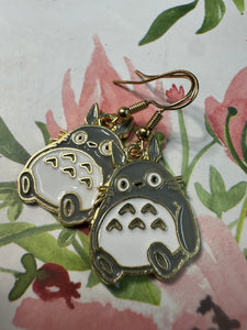 Totoro earrings