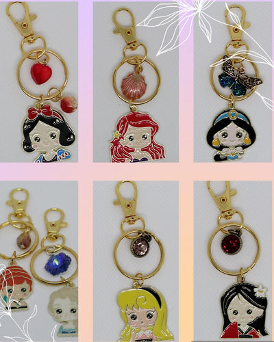 Disney princess keychain/purse charm