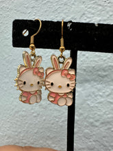 Load image into Gallery viewer, Hello kitty bunny earrings