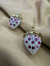 Load image into Gallery viewer, Swarovski strawberry earrings