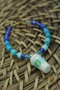 Blue starbies cup bracelet