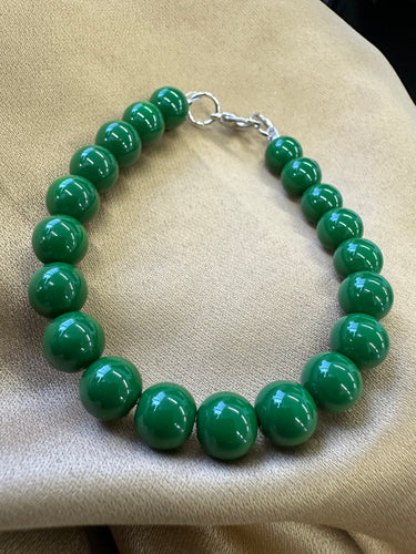 Forest green bracelet