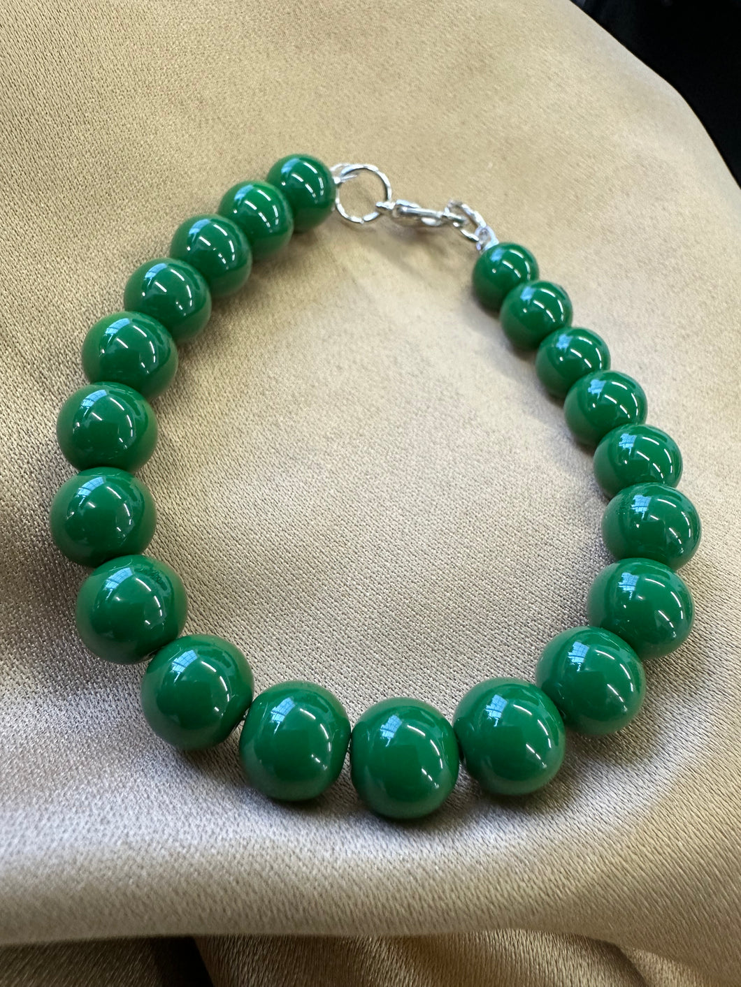 Forest green bracelet