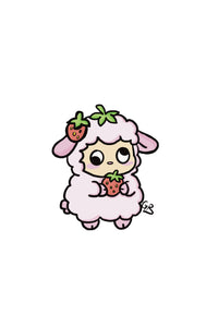 Strawberry sticker