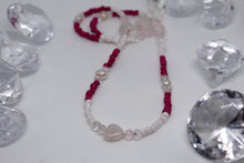 Load image into Gallery viewer, Rose quartz necklace