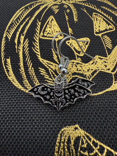 Butterfly’s and bats earrings