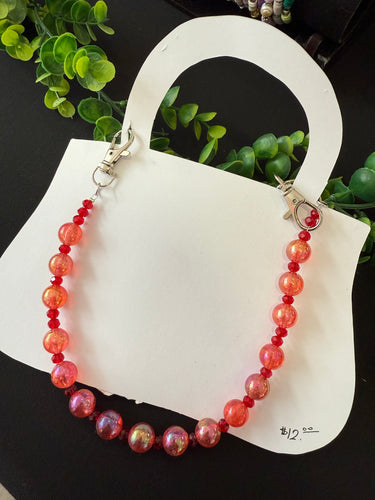 Red purse charm