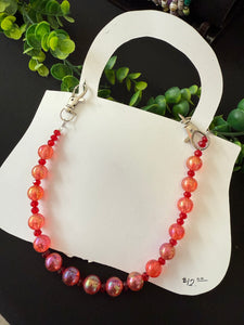 Red purse charm