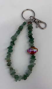 Football keychain/ phone charm