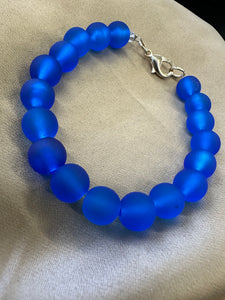 Electric blue bracelet