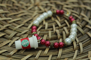 Red starbies cup bracelet 01