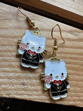 Load image into Gallery viewer, Hello kitty earrings (wedding)