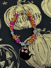 Load image into Gallery viewer, Halloween black kitty bracelets