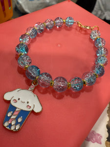 Hello kitty boba bracelets