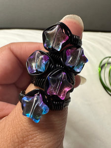 Midnight star ring