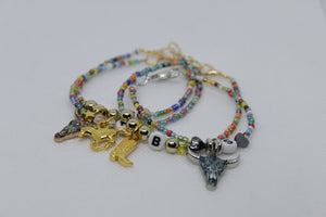 Cowgirl initial bracelets