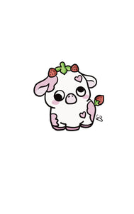 Strawberry sticker