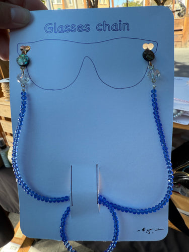 Blue royal chain glasses