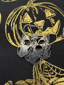Butterfly’s and bats earrings