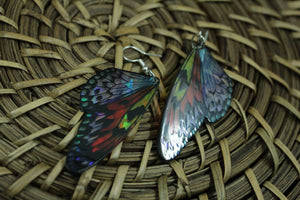 Butterfly dangle earrings