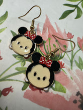 Load image into Gallery viewer, Minnie and Mickey earrings