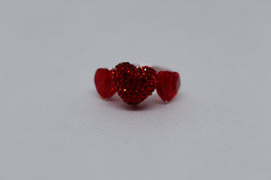 Lots of love ring (red heart)