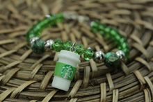 Load image into Gallery viewer, Green Starbies cup bracelet 01