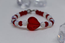 Load image into Gallery viewer, Red sparkle bracelet