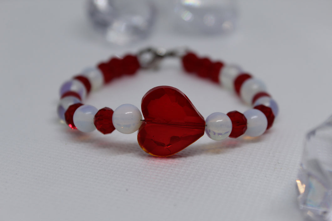 Red sparkle bracelet