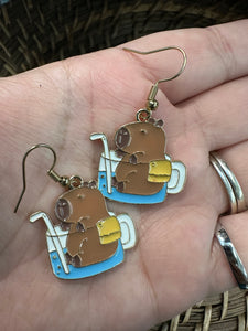 Cappybara earrings